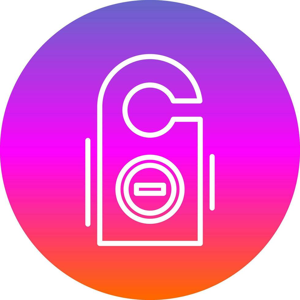 Do not disturb Vector Icon Design