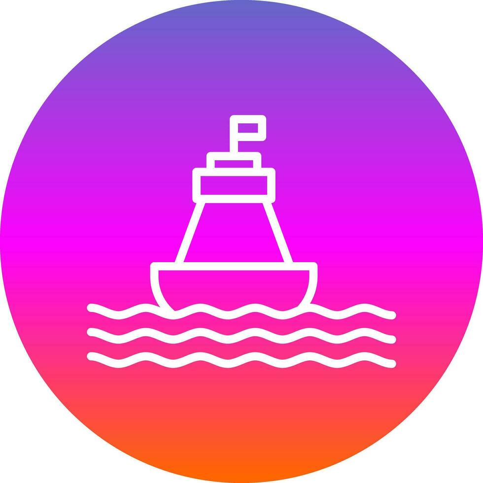 Buoy Vector Icon Design