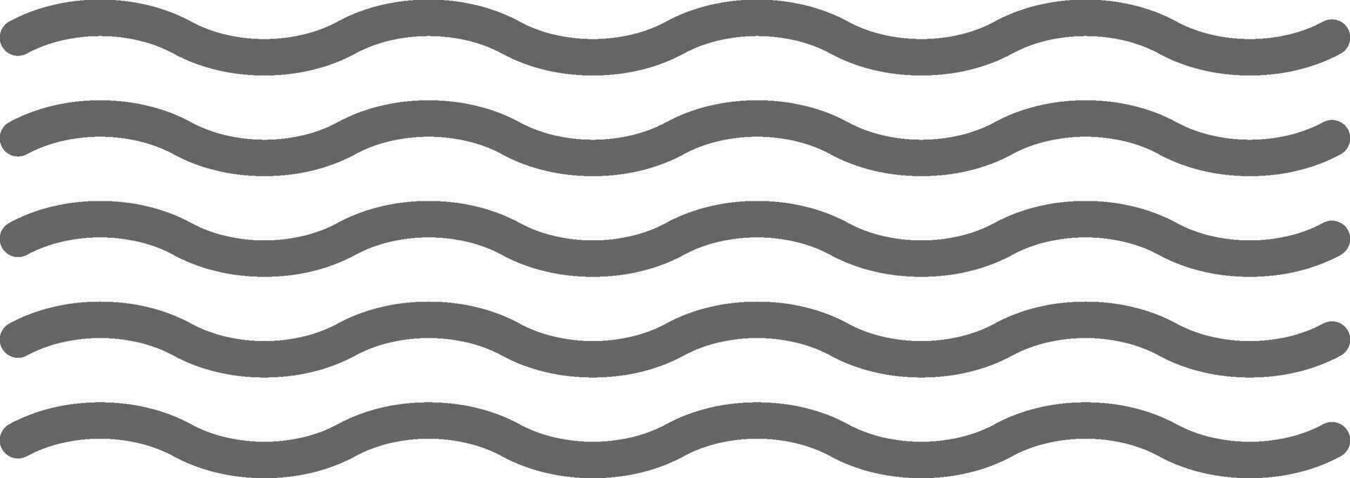 Wave Vector Icon Design