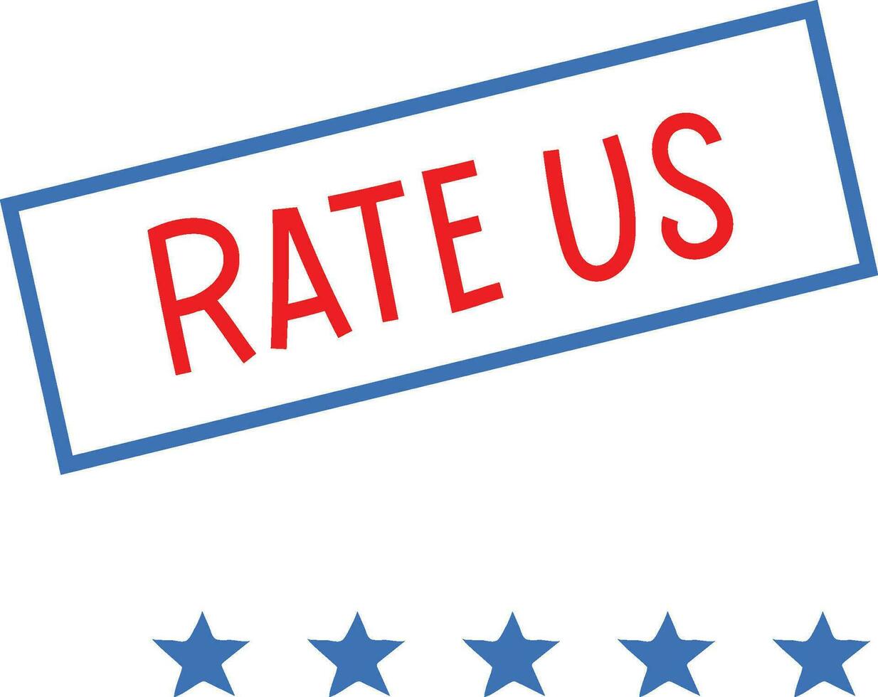 rate us and  review star for business vector