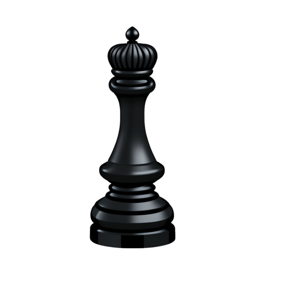 Queen Chess piece clipart  isolated on transparent background, chessboard chess queen clipart , chess queen illustration ,queen chessboard clipart , isolated chess piece on transparent png