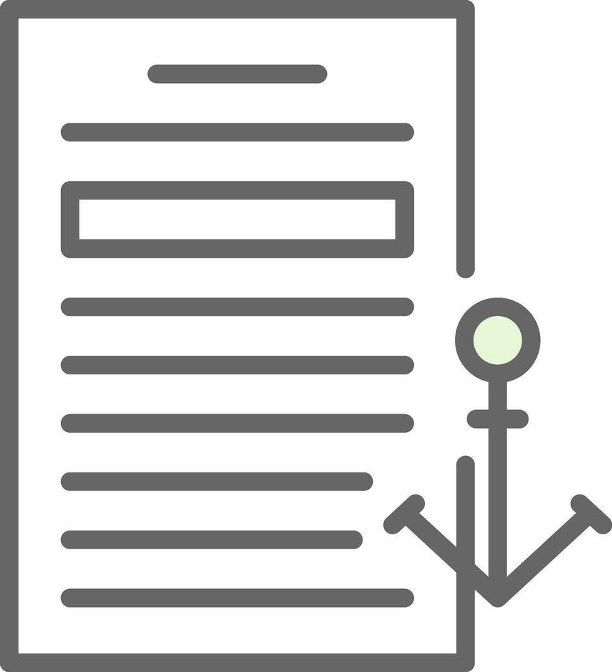 Anchor text Vector Icon Design