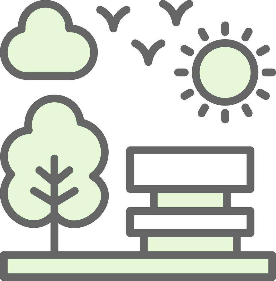 Park Vector Icon Design