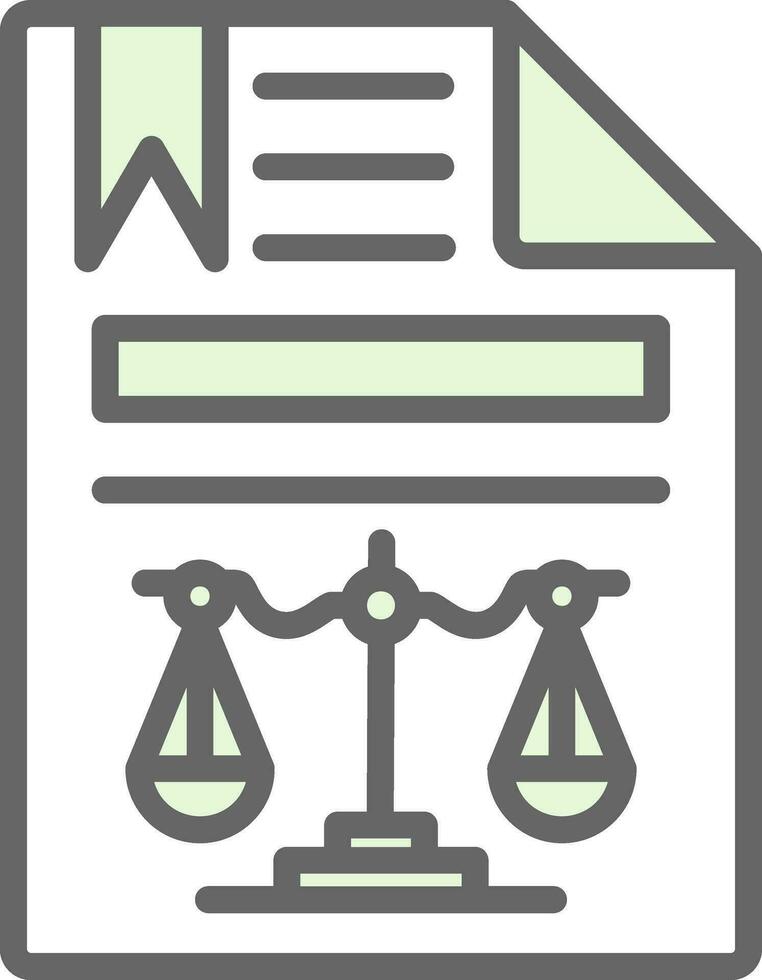 Legal document Vector Icon Design