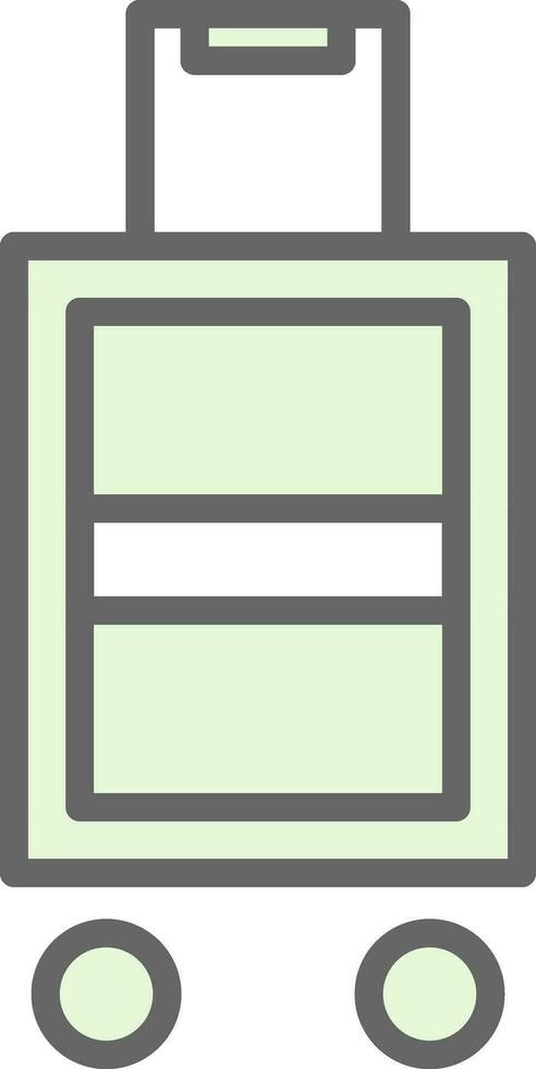 Luggage Vector Icon Design