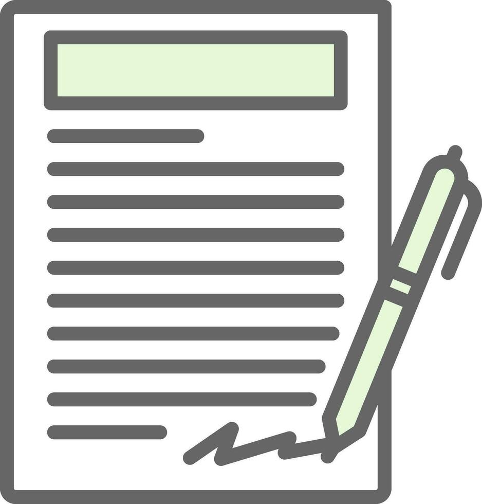 Agreement Vector Icon Design