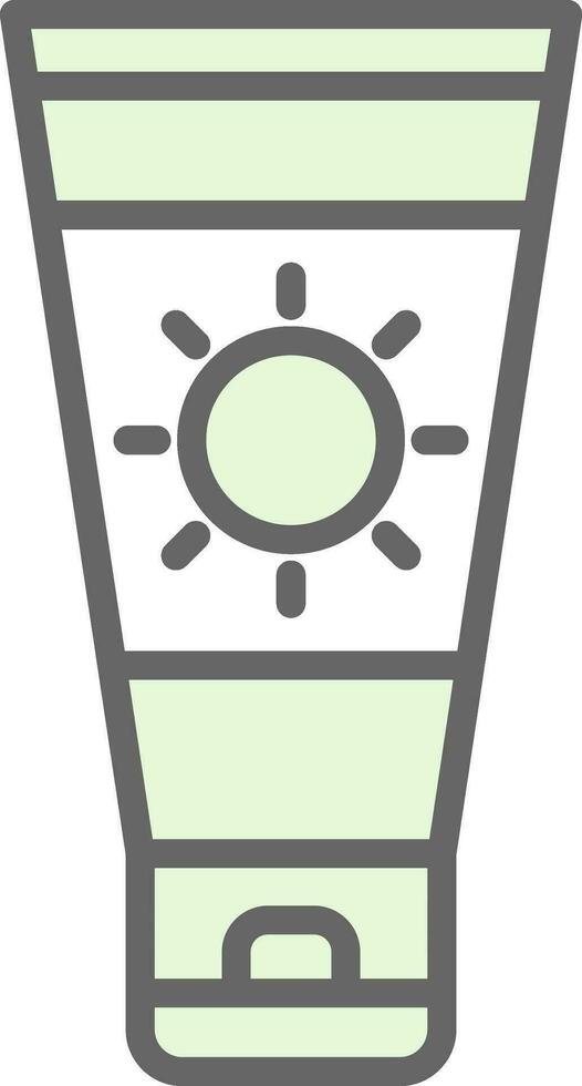 Sun cream Vector Icon Design