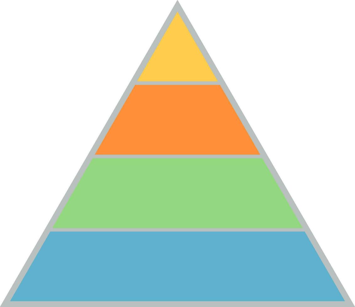 Triangle infographic element. vector