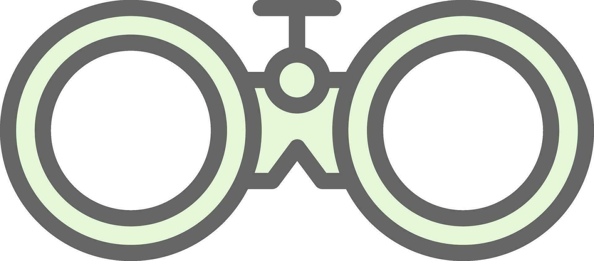Binoculars Vector Icon Design
