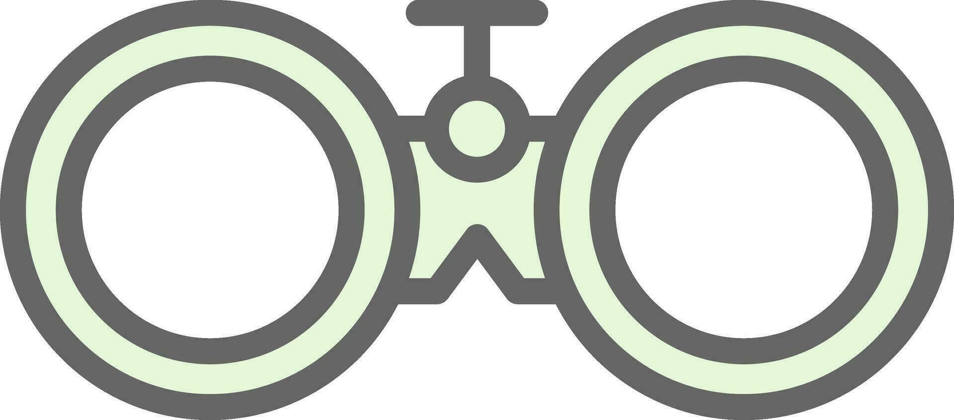 Binoculars Vector Icon Design