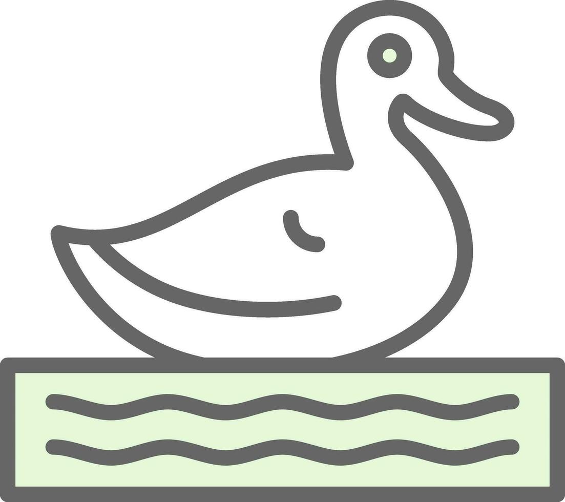 Duck Vector Icon Design