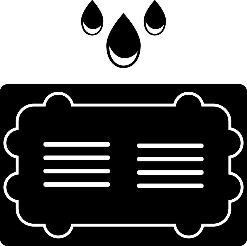 Sewerage system icon or symbol. vector