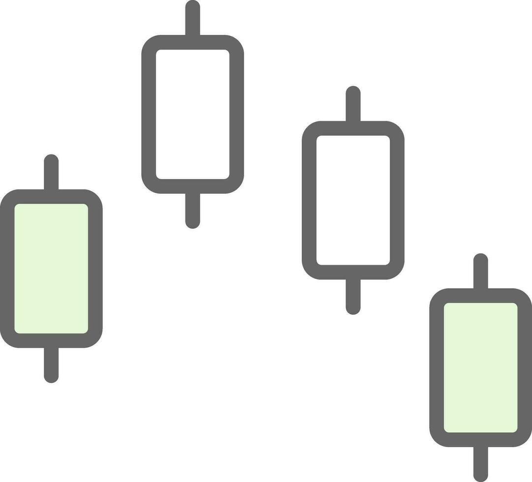 Bullish engulfing Vector Icon Design