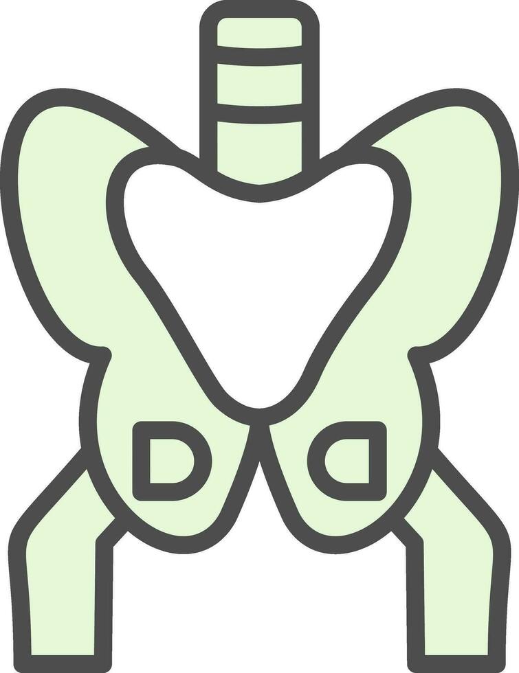 Pelvis Vector Icon Design