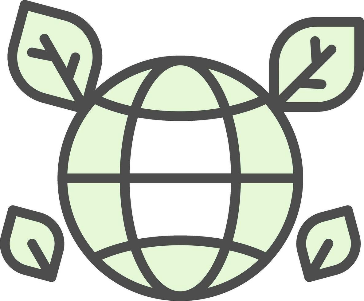 Biosphere Vector Icon Design