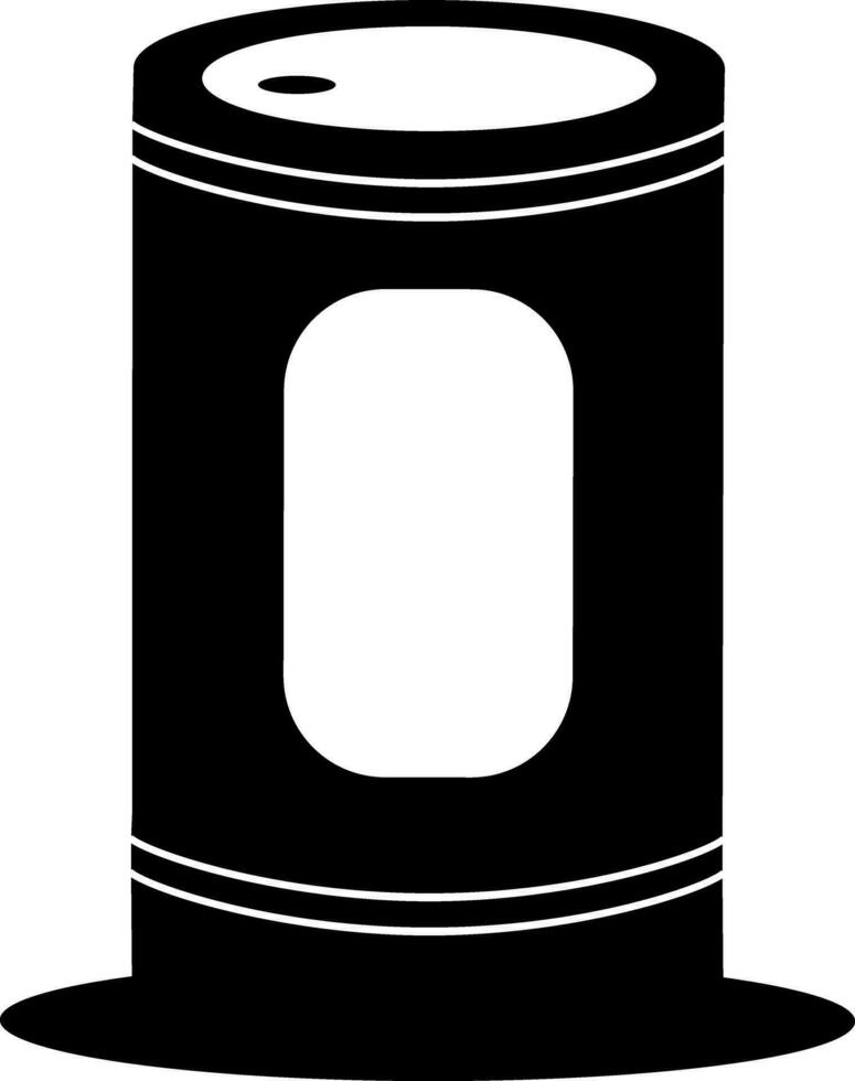 Oil can in flat style. vector