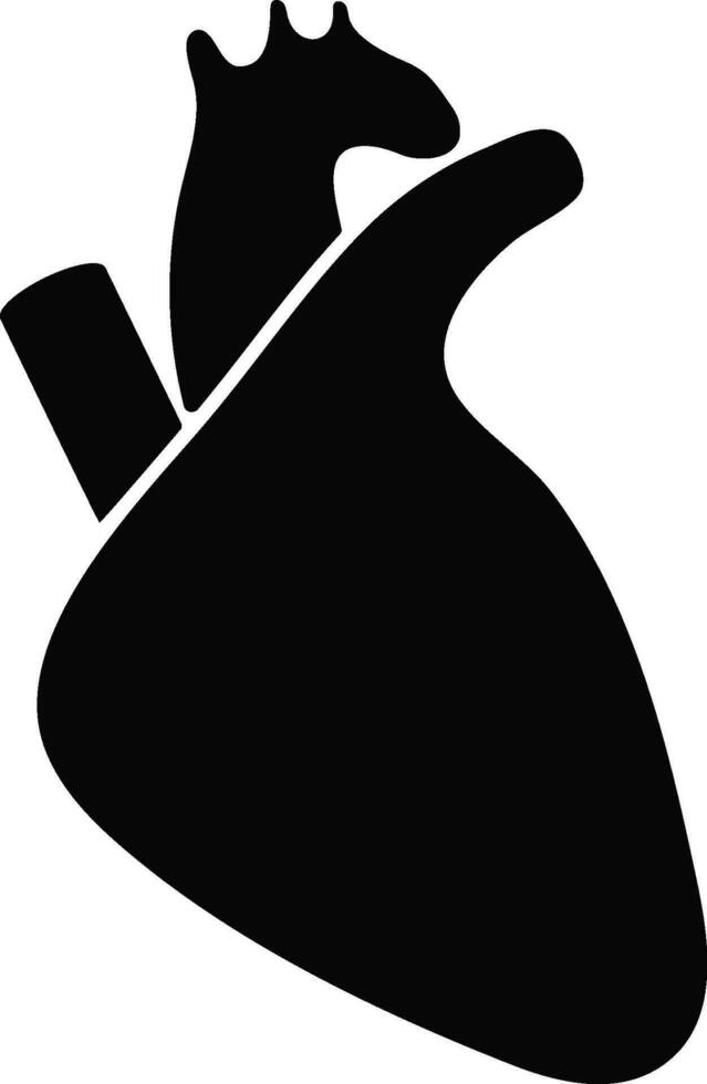 Human Heart symbol for Health and Medical concept. vector