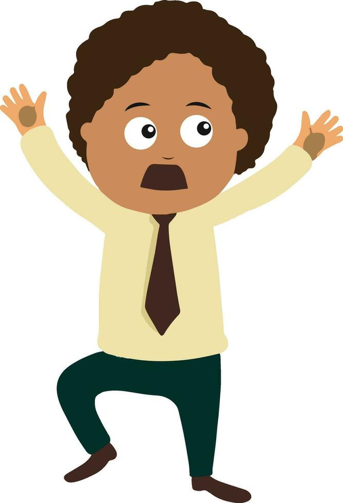 Character of a businessman. vector