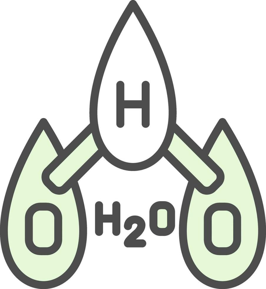 H2o Vector Icon Design