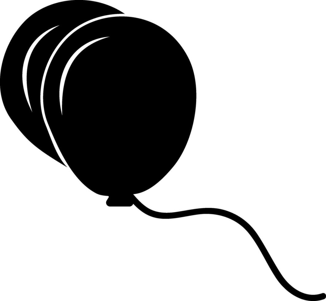 Flat illustration of balloons. vector