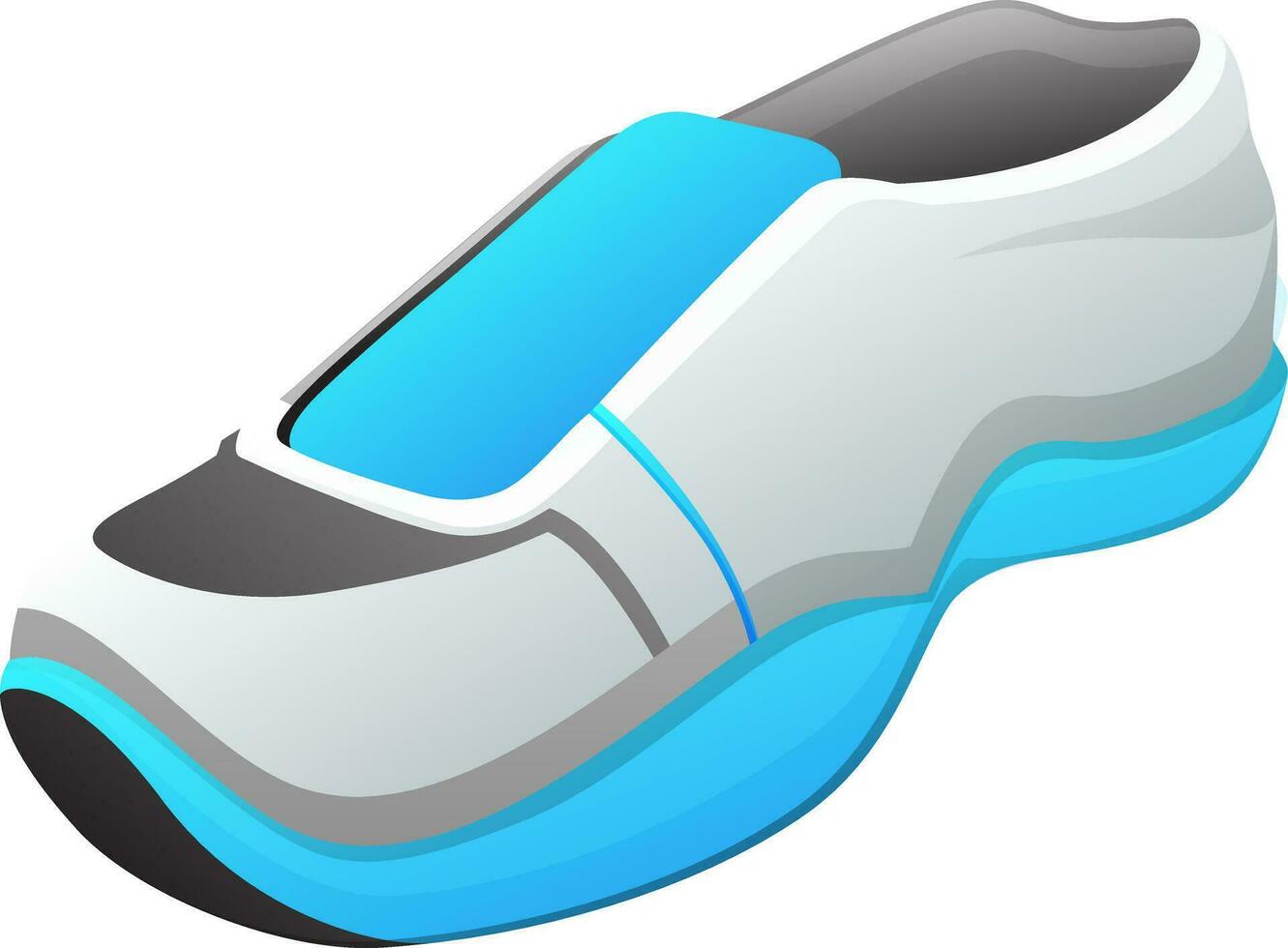 Illustration of a shoe. vector