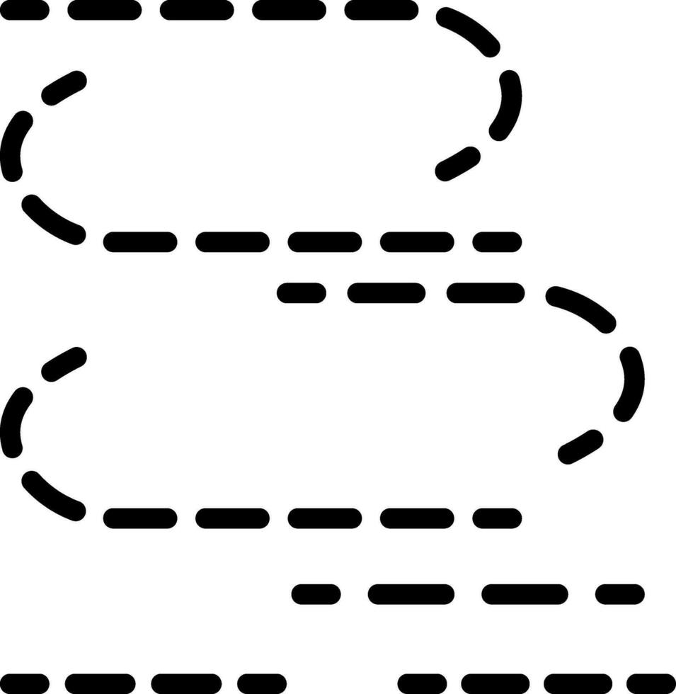 negro línea Arte niebla en blanco antecedentes. vector