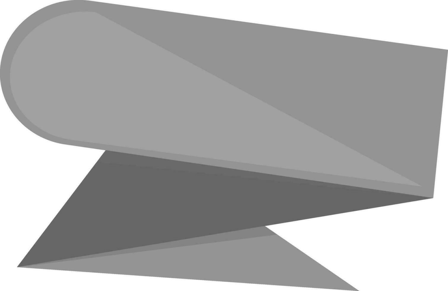 Illustration of a blank ribbon. vector