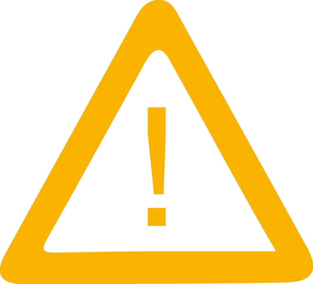 Attention Sign with exclamation mark. vector