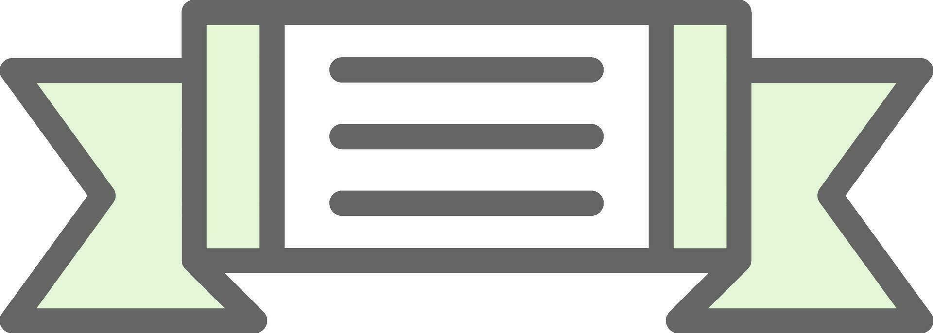 Banner Vector Icon Design