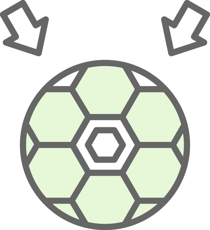 fútbol pelota vector icono diseño