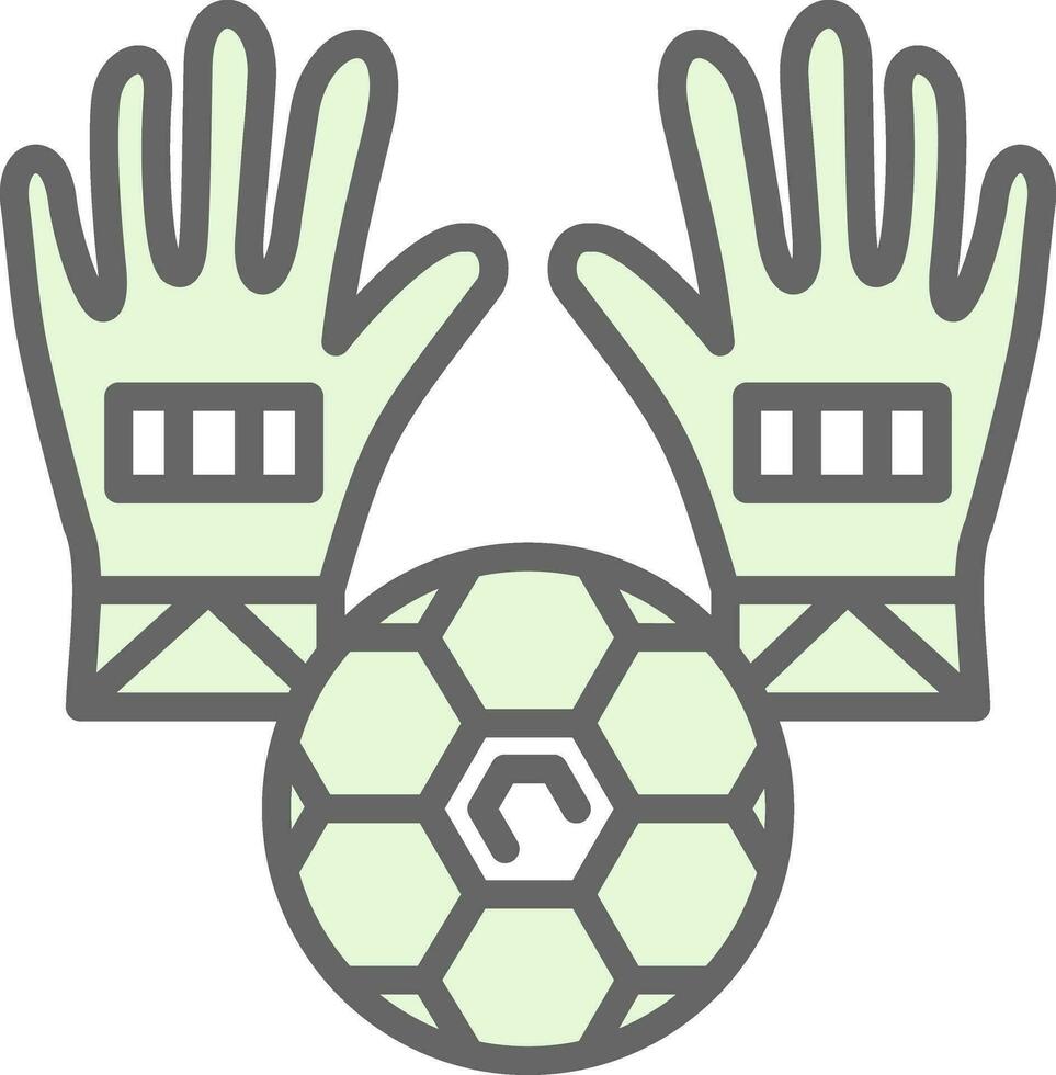 Goalie Vector Icon Design