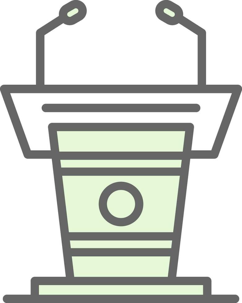 Podium Vector Icon Design