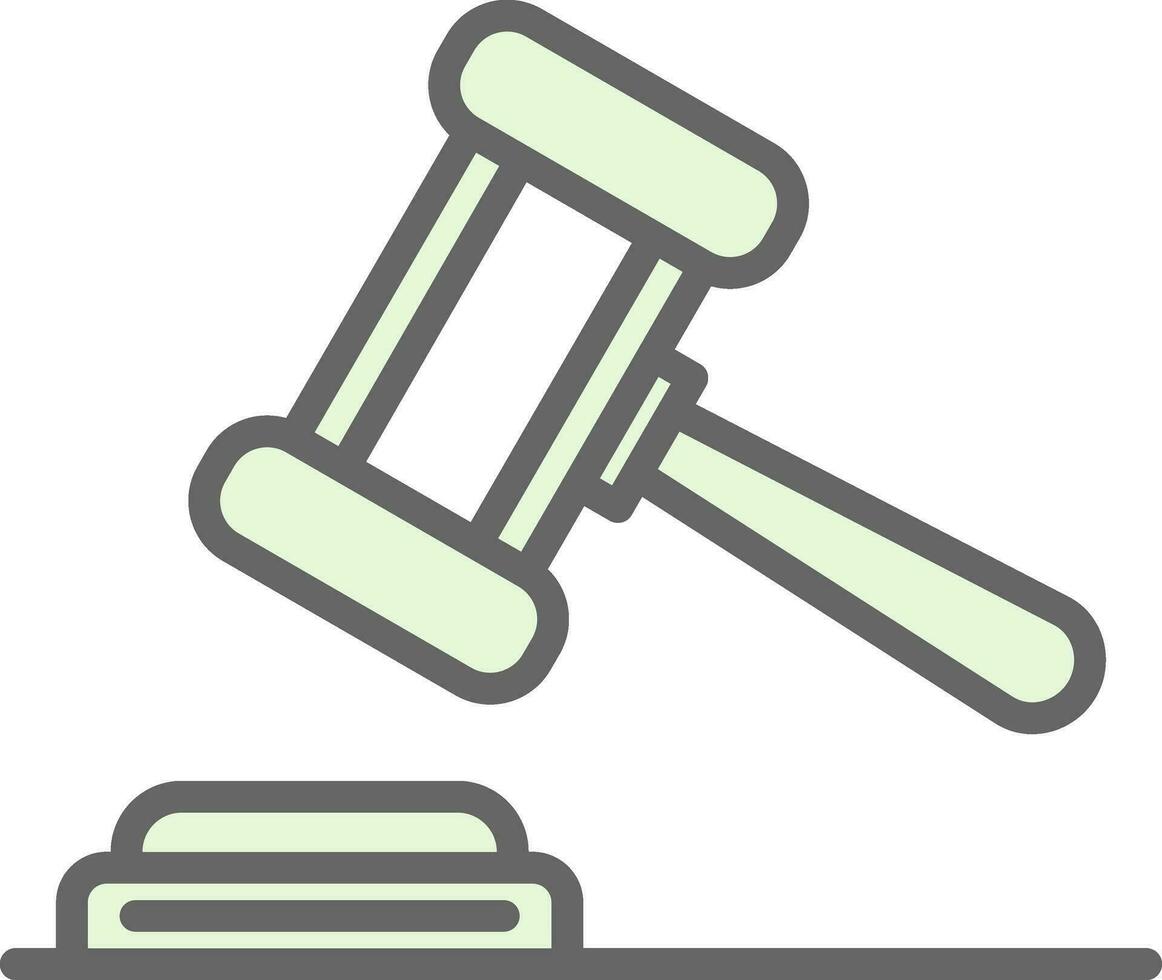 Gavel Vector Icon Design