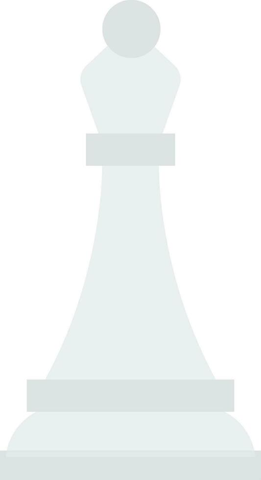 Flat illustration of a chess queen. vector