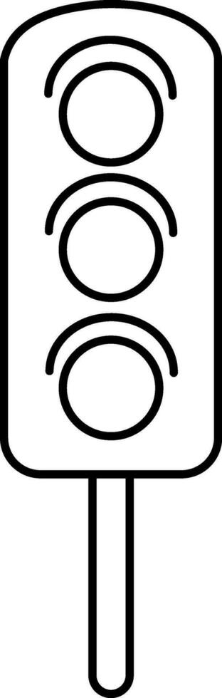 Vector Traffic Light sign or symbol.