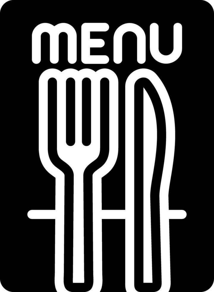 solid icon for restaurant vector