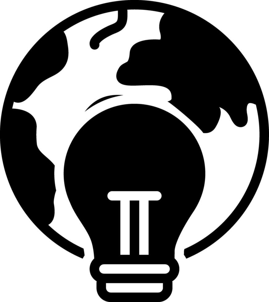 solid icon for global consumption vector