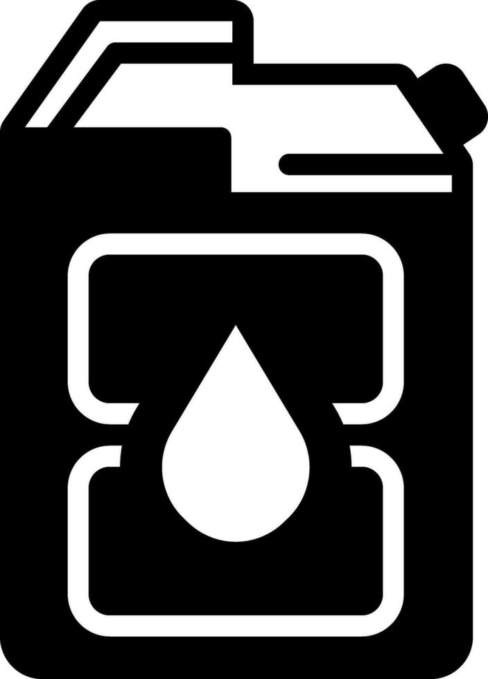 solid icon for diesel vector