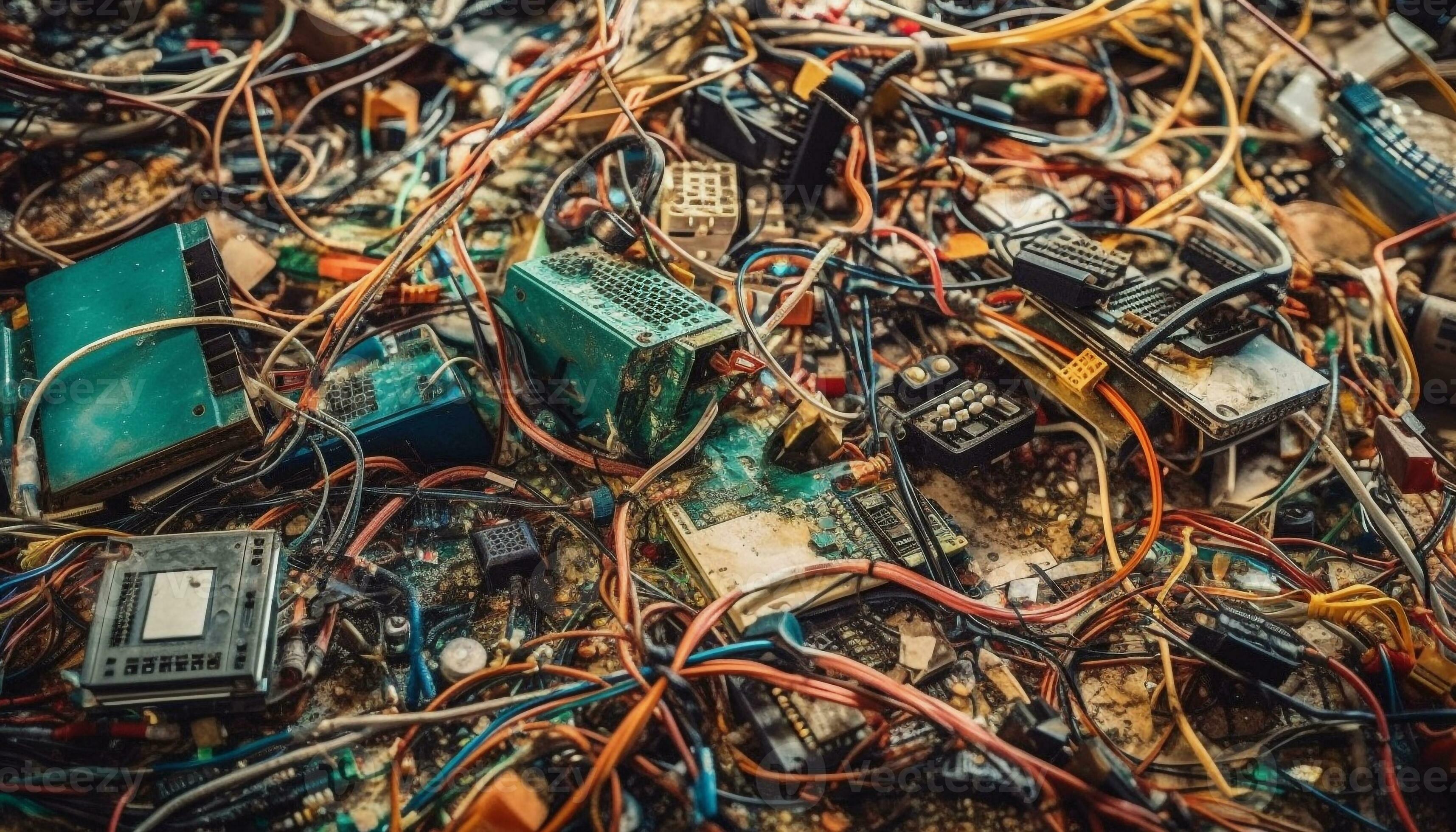 Disassembling obsolete computer equipment for recycling and repairing