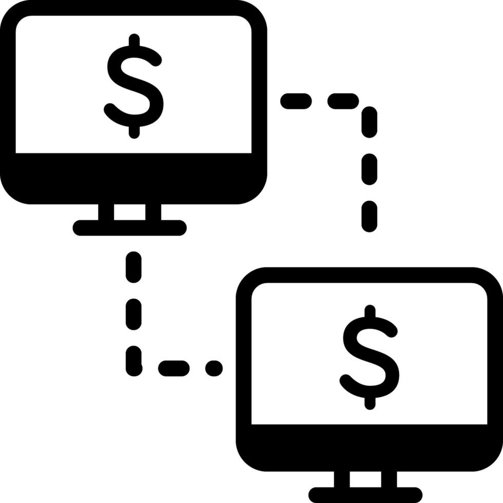 solid icon for transfer vector