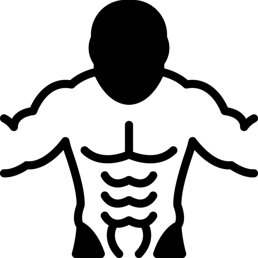 solid icon for abs vector