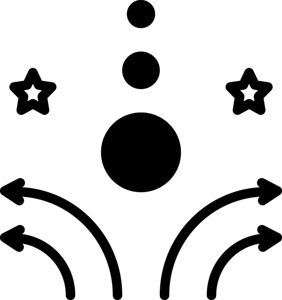 solid icon for indirect vector