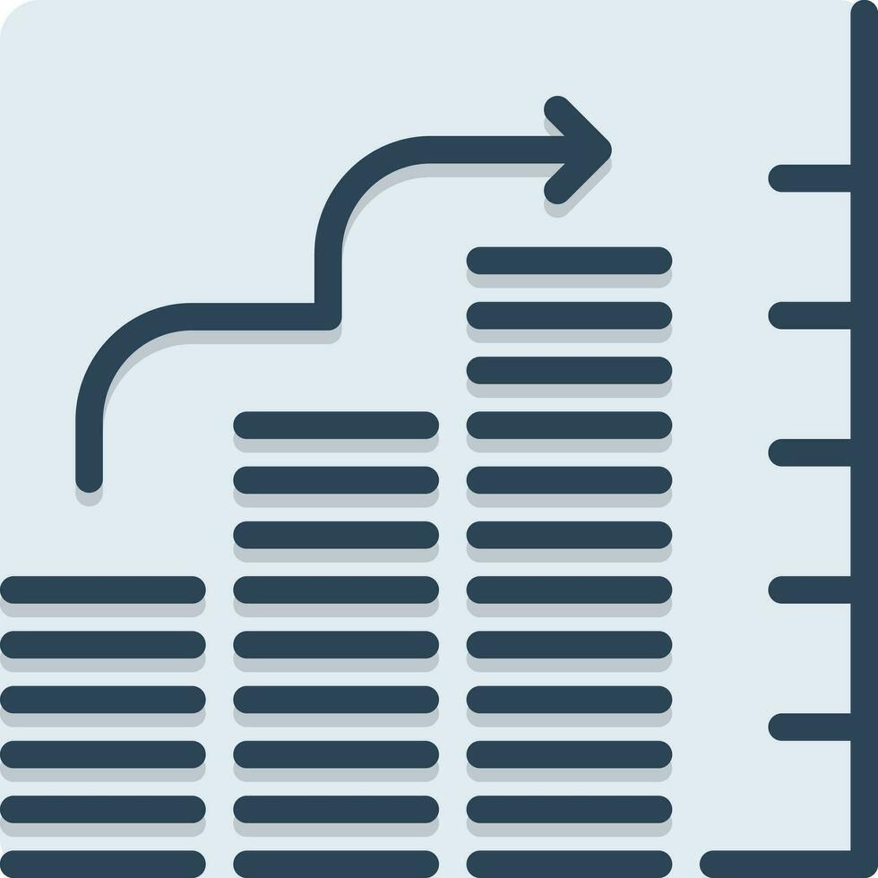 color icon for graph vector