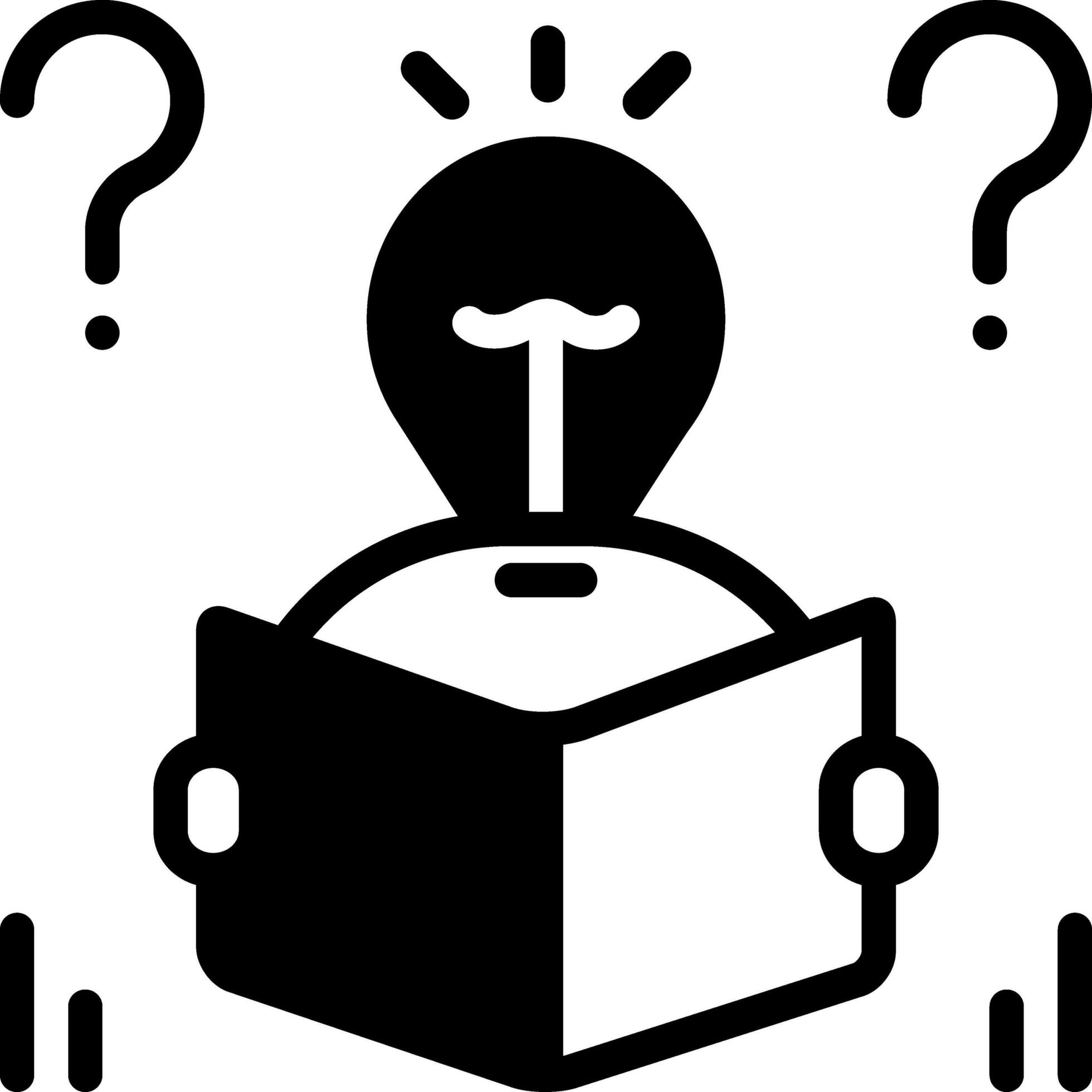 solid icon for infer 24930440 Vector Art at Vecteezy