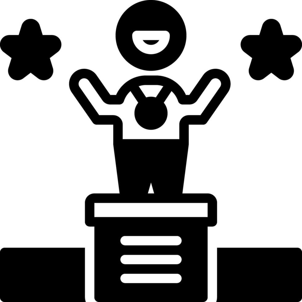 solid icon for win vector