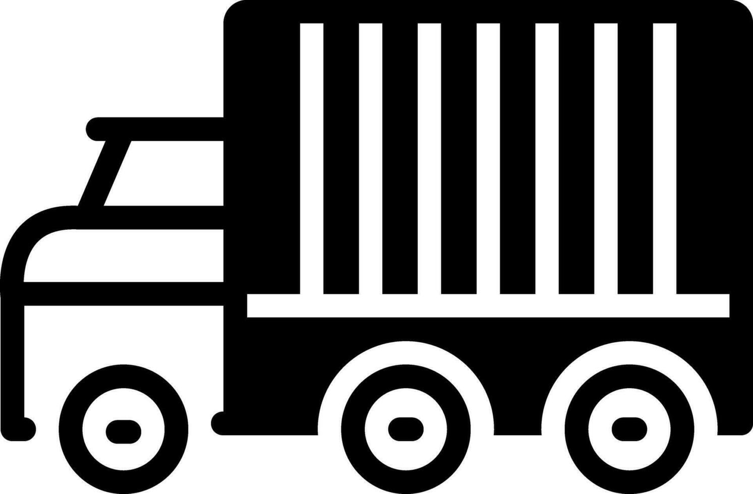 solid icon for logistics vector