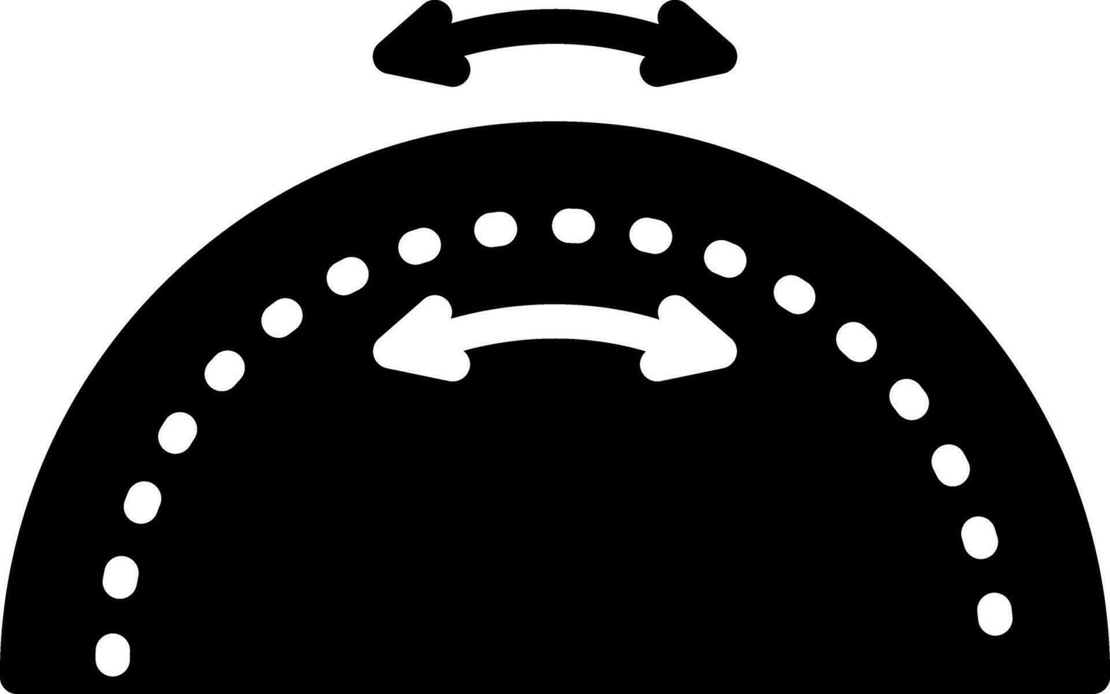solid icon for elasticity vector