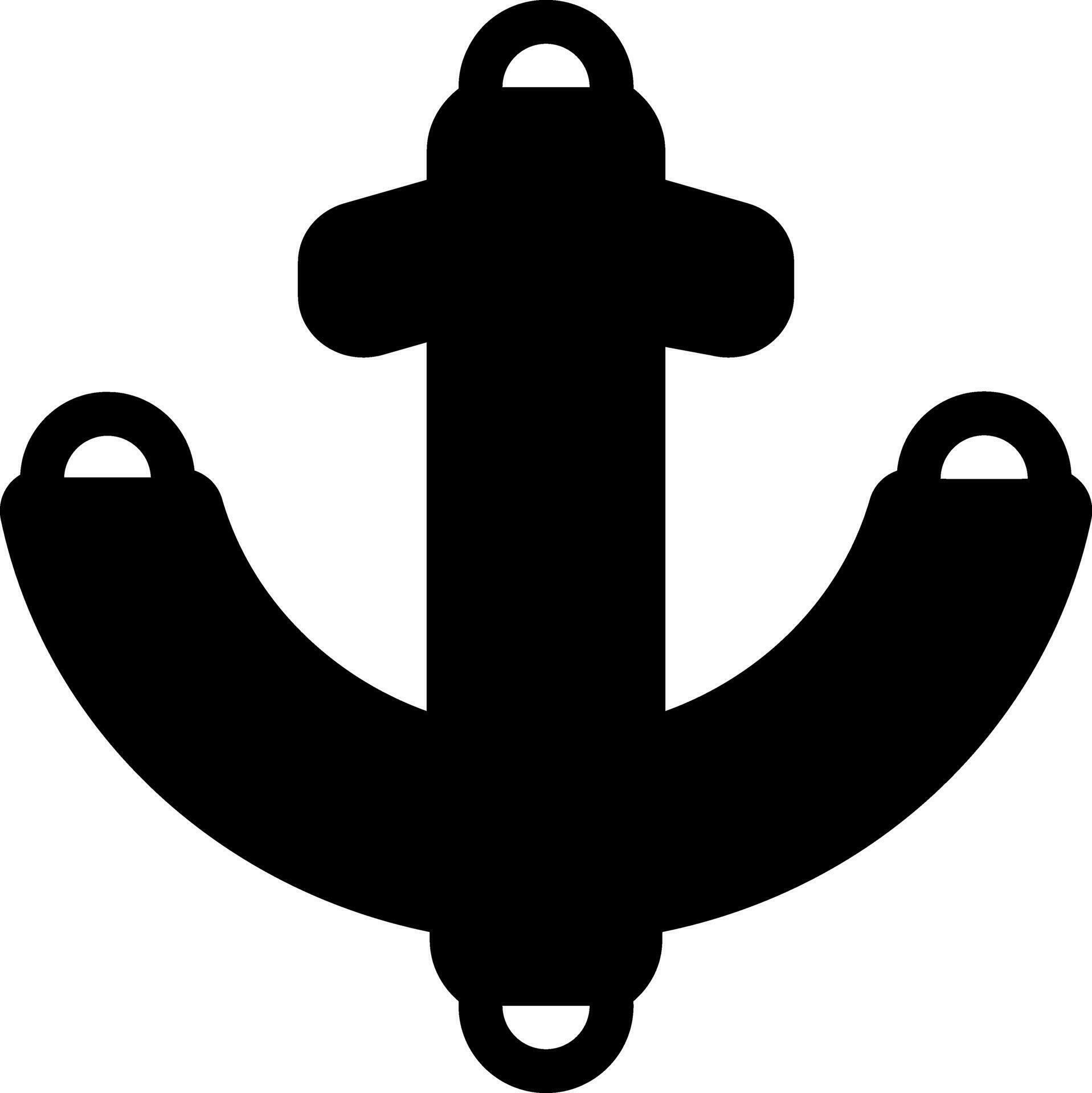 solid icon for anchor 24931111 Vector Art at Vecteezy