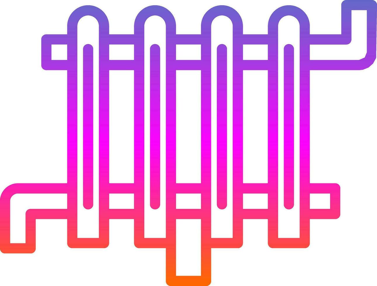 Radiator Vector Icon Design