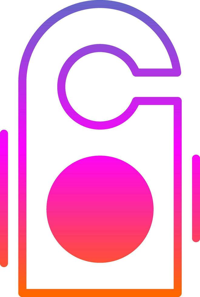 Do not disturb Vector Icon Design
